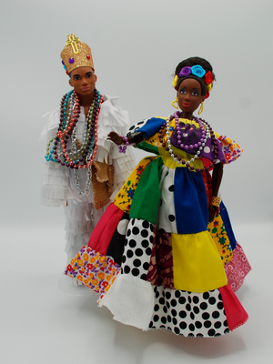 Handmade custom Congo Costume Doll
