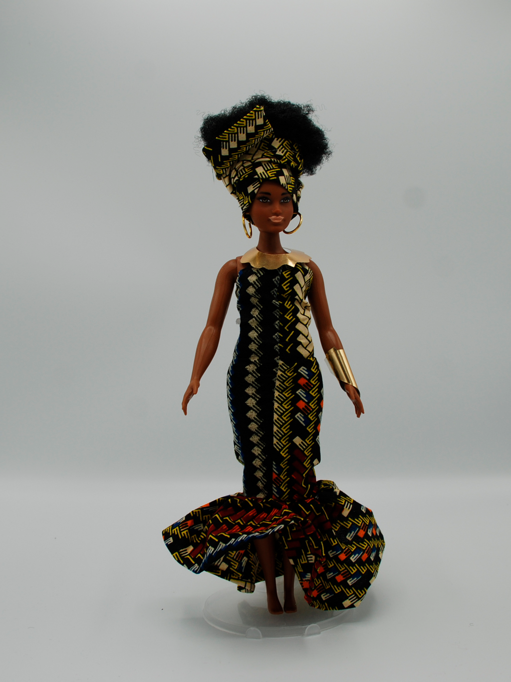 Handmade custom African Royalty Doll