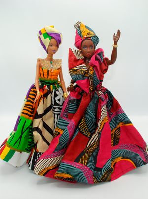 Custom African Royalty Doll 2